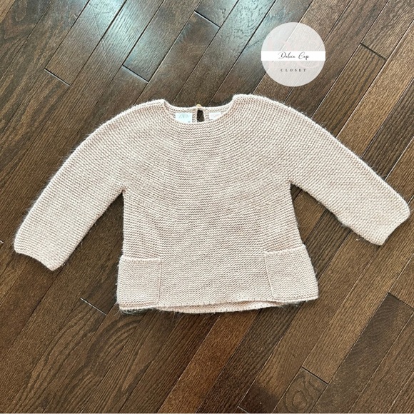 ZARA BABY GIRLS Knit Sweater Cream/off white Size 2-3 CM98 - Picture 1 of 7